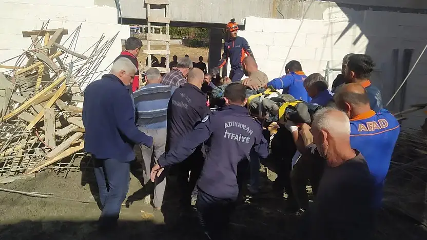 Adıyaman'da cami kubbesi çöktü: 5 yaralı