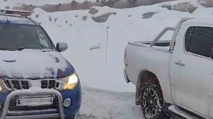 Adıyaman'da dağda mahsur kalan iki çoban ve 800 küçükbaş hayvan kurtarıldı