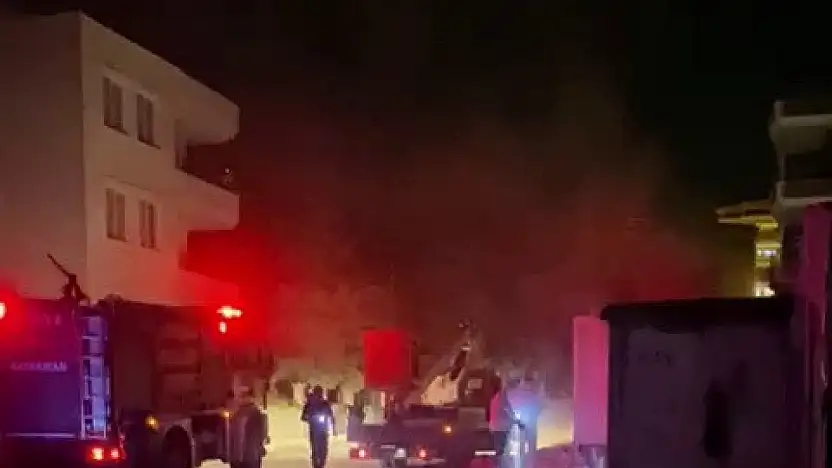 Adıyaman'da elektrik trafosu patladı