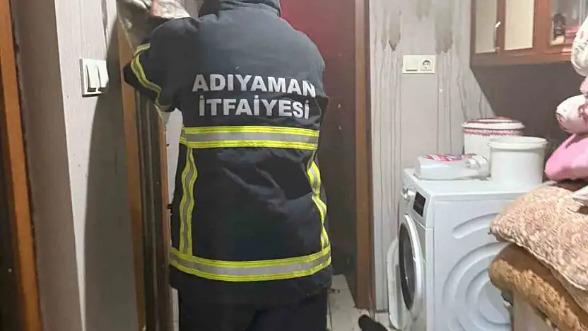 Adıyaman'da ev yangını