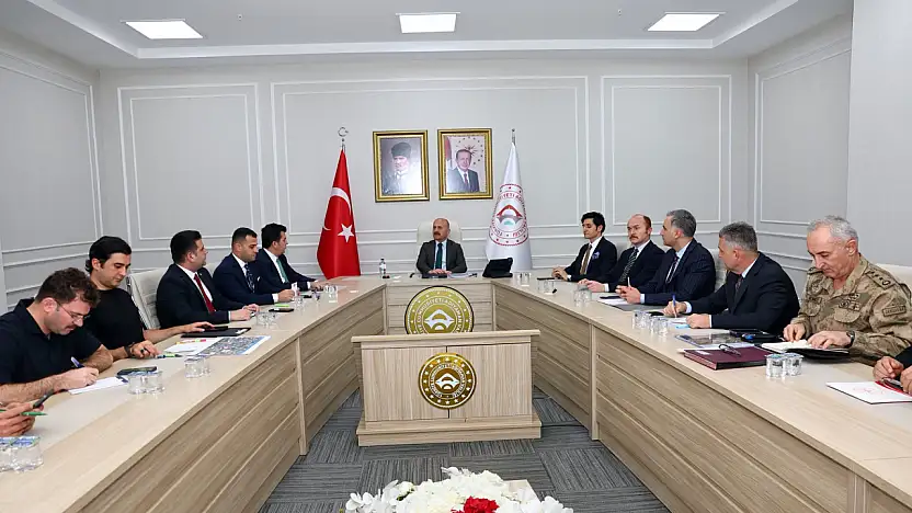 Adıyaman'da güvenlik toplantısı yapıldı