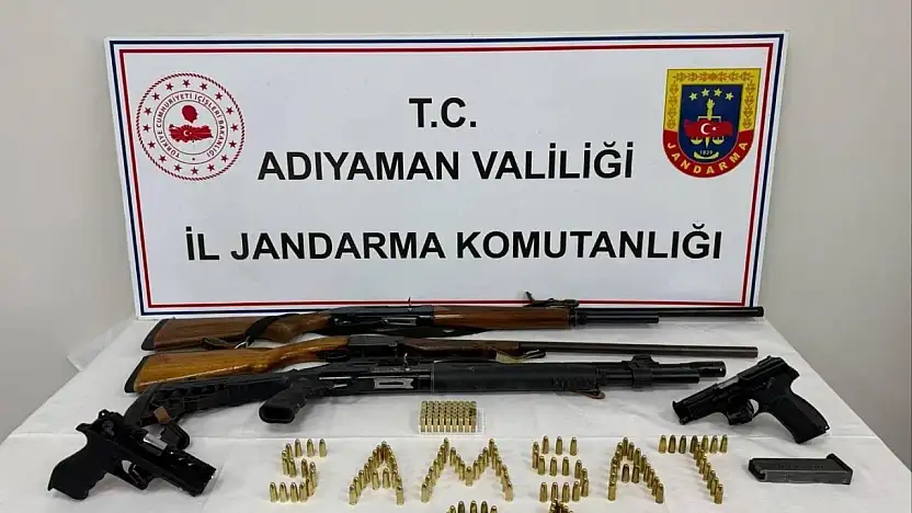 Adıyaman'da silah kaçakçılığı operasyonu: 1 gözaltı