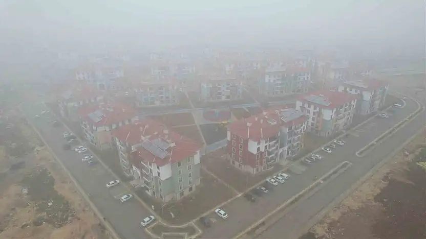 Adıyaman'da sis etkili oldu