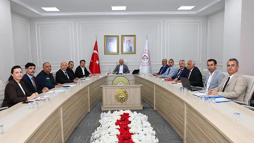 Adıyaman'da Toprak Koruma Kurulu toplantısı gerçekleştirildi