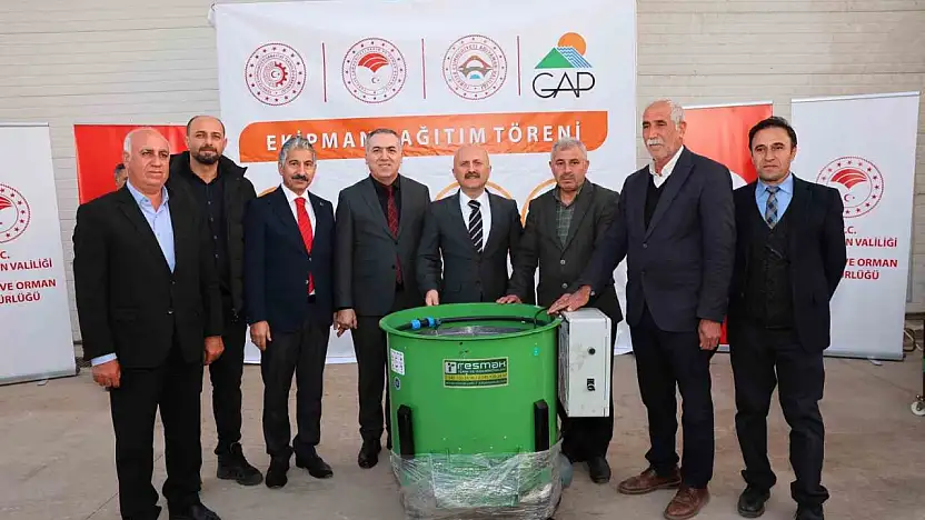 Adıyaman'da üreticiye güç veren tarım ekipmanı desteği
