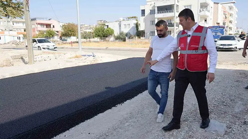 Adıyaman'da, yollar asfaltlanmaya devam ediliyor