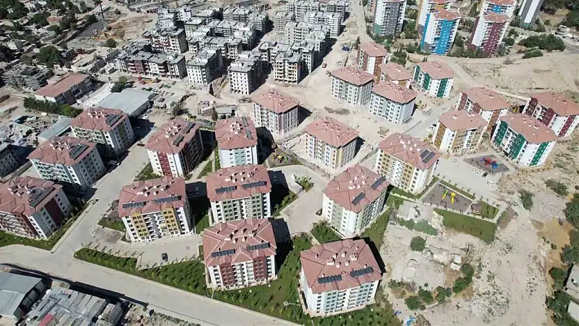 Adıyaman'daki kentsel dönüşüm alanında modern binalar yükseldi