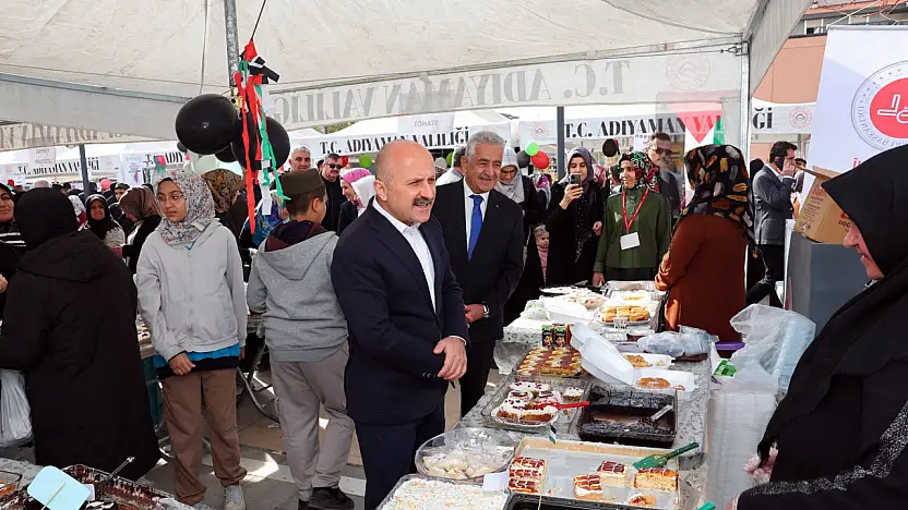 Adıyaman'dan Filistin'e Destek: Hayır Çarşısı açıldı