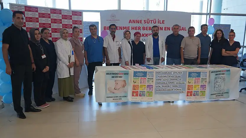 Adıyaman Eğitim ve Araştırma hastanesinde emzirme haftası etkinliği