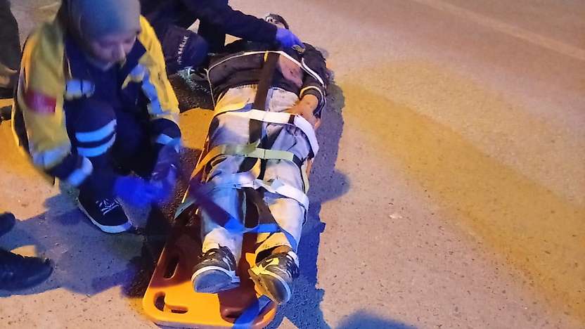 Adıyaman Gölbaşı'nda Motosiklet Devrildi: 1 Yaralı