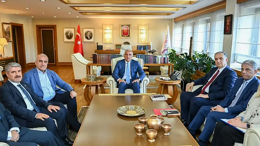 Adıyaman heyetinden Kültür ve Turizm Bakanına ziyaret