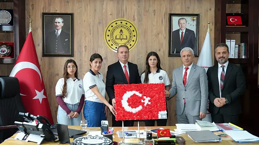 Adıyaman Lisesi heyetinden il müdürü Tosun'a ziyaret