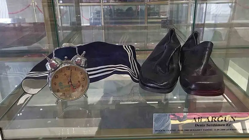 Adıyaman Şehitlik Müzesi'nde şehitlerin eşyaları sergilenmeye başladı