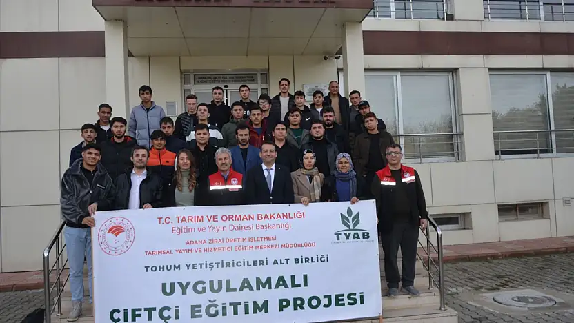 Adıyaman Tarım Lisesi öğrencilerinin Çiftçi eğitim programı başarıyla tamamlandı