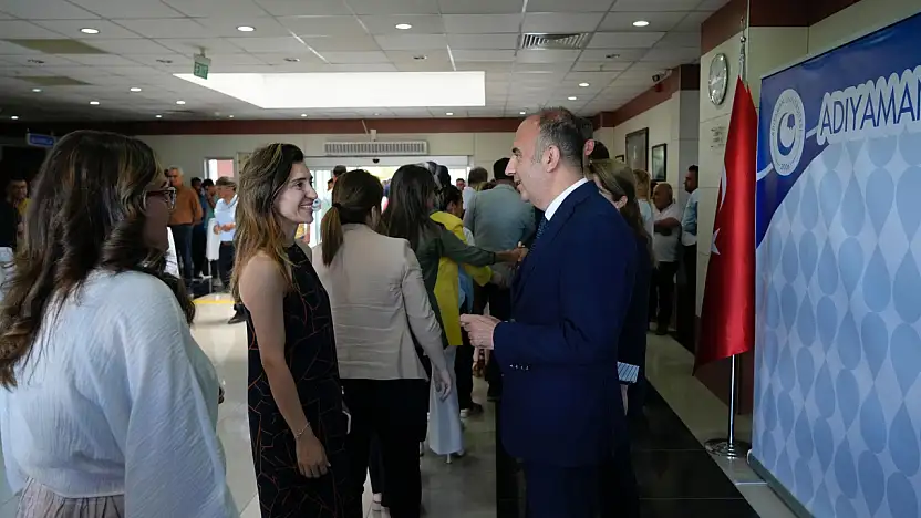 Adıyaman üniversitesinde bayramlaşma töreni düzenlendi