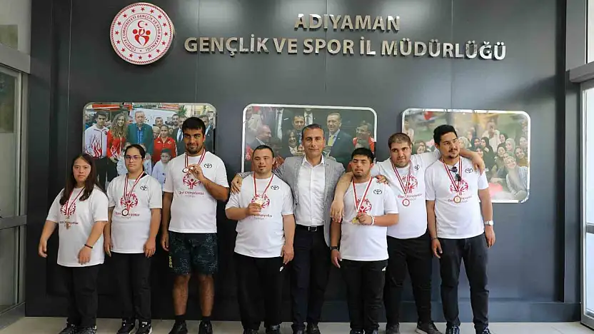 Adıyamanlı özel sporcular 9 madalya ile döndü