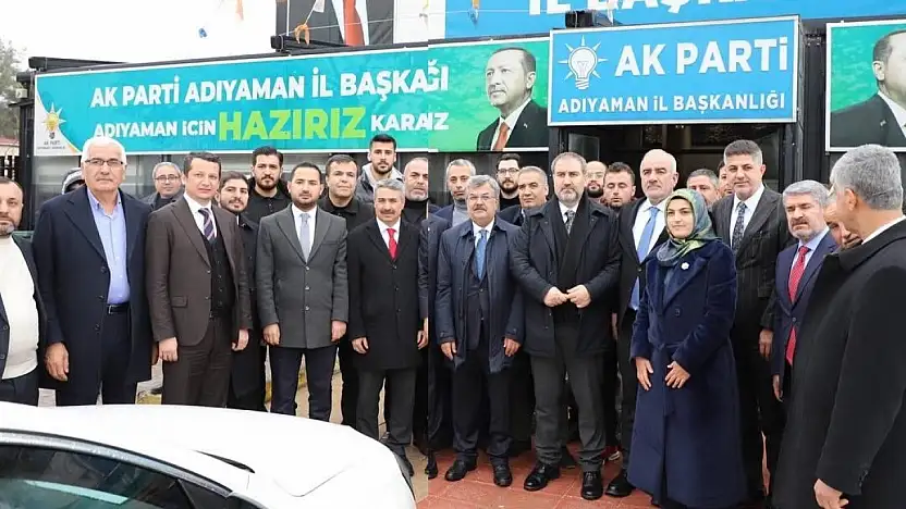 AK Parti Genel Başkan Yardımcısı Şen'den AK Parti İl Başkanlığına ziyaret