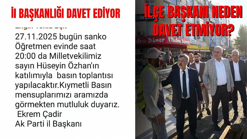 AK Parti Gölbaşı İlçe Başkanı siyasileri basından neden uzak tutuyor