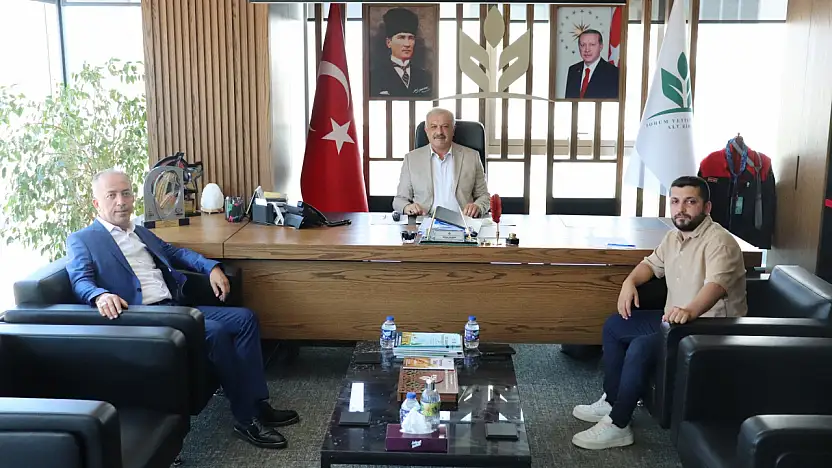 Akıncı'dan Başkan Olgun'a ziyaret