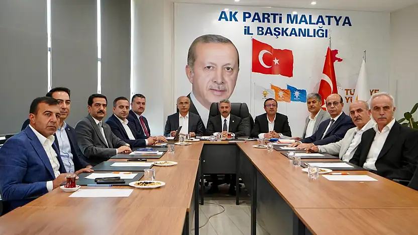 Alkayış Malatya'da Belediye Başkanlarıyla bir araya geldi