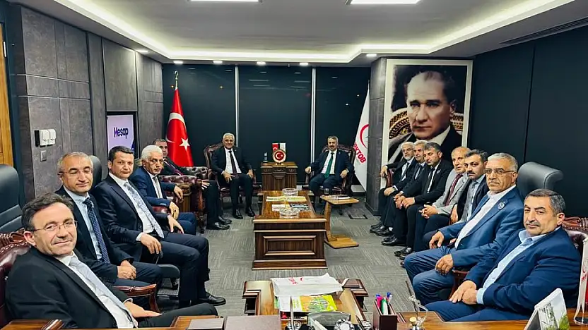 Alkayış ve beraberindeki heyetten TÜRKTOB'a ziyaret