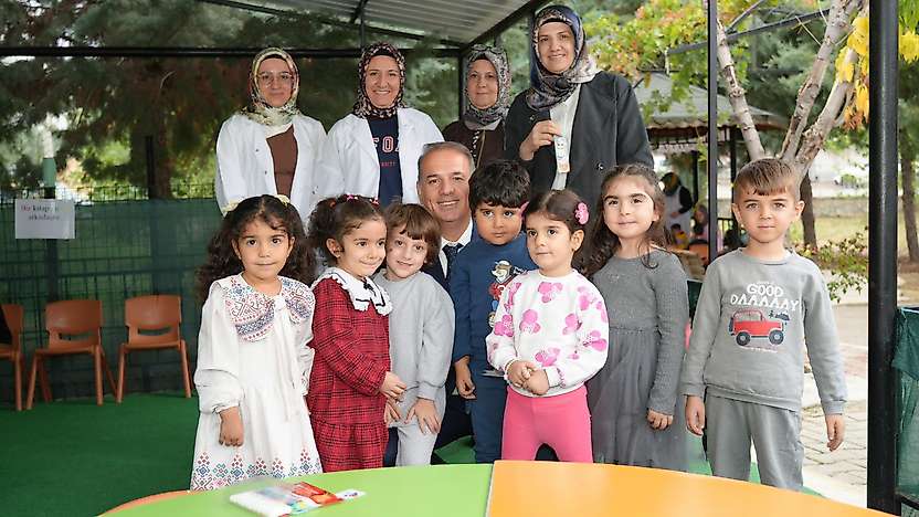 Altınşehir Anaokulunda Orman Keşif Merkezi ve Açık Hava Kütüphanesi Açıldı