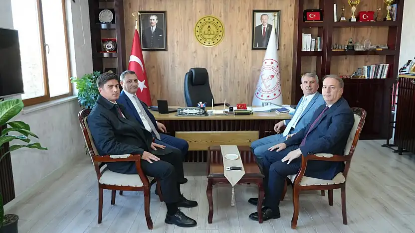 Bakanlık müfettişlerinden il müdürü Tosun'a ziyaret