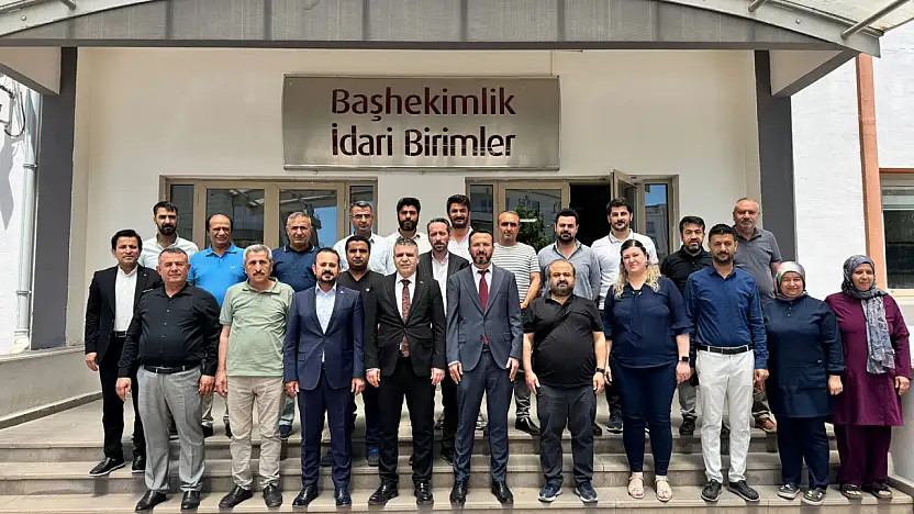 Barutçu'dan Başhekim Çelik'e hayırlı olsun ziyareti