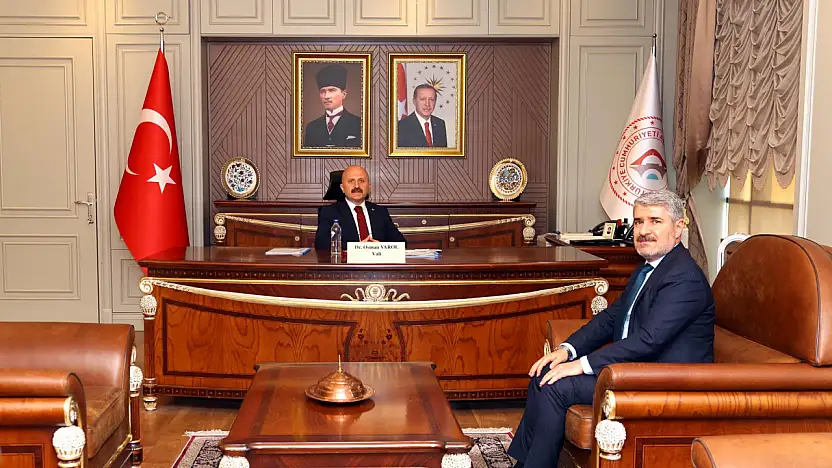 Başkan Alkan'dan Vali Varol'a ziyaret