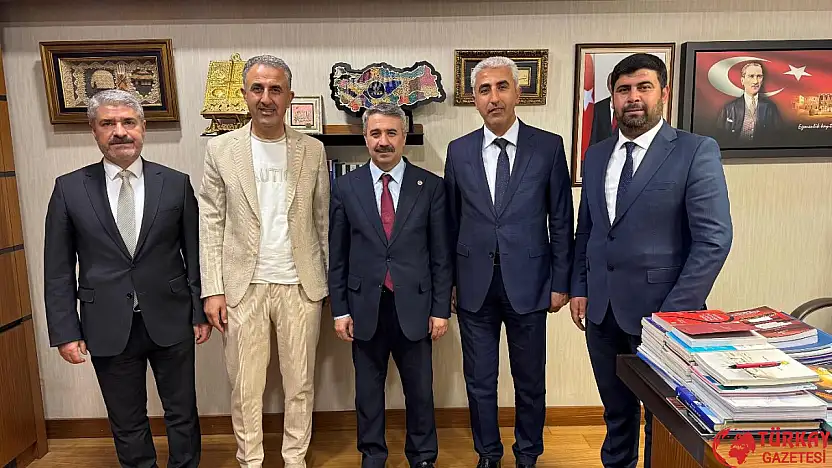 Başkan Alkan ve Başkan Kandemir'den Milletvekili Alkayış'a ziyaret
