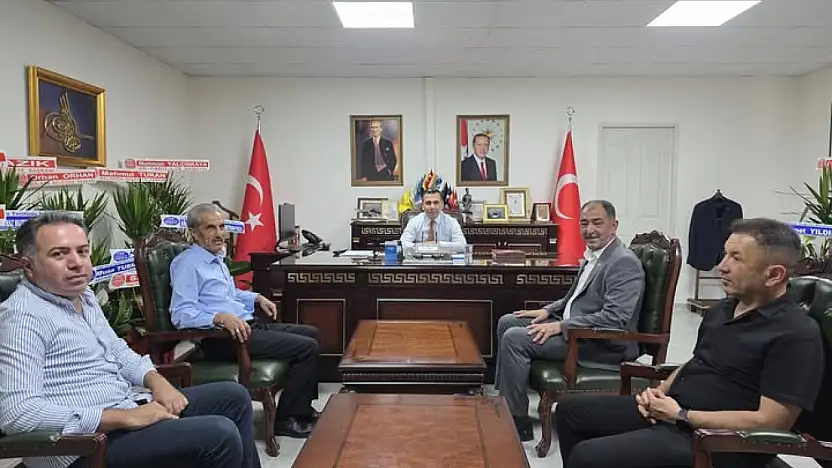 Başkan Aras'tan Kaymakam Algın'a ziyaret