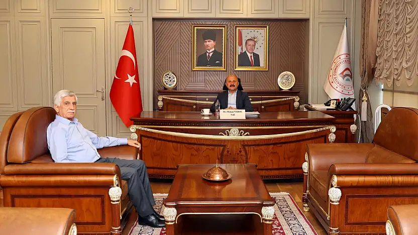 Başkan Büyükaslan'dan Vali Varol'a ziyaret