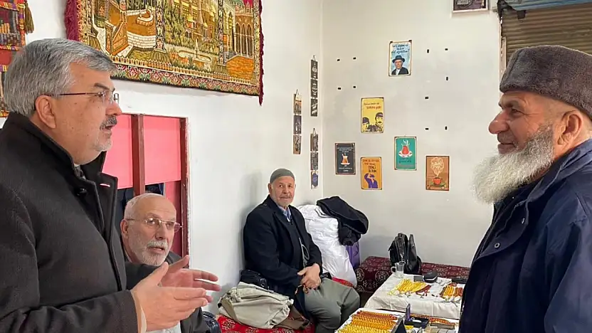 Başkan Çadır, teşbihçi esnafıyla bir araya geldi