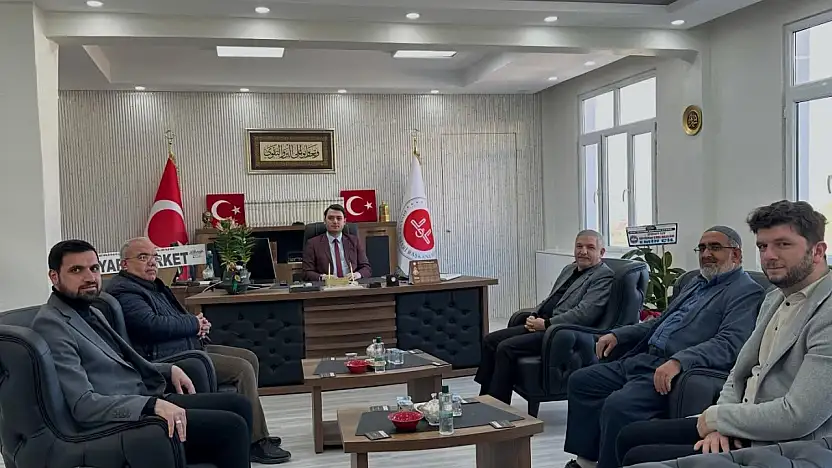 Başkan Çil'den Gerger ilçe müftülüğüne ziyaret