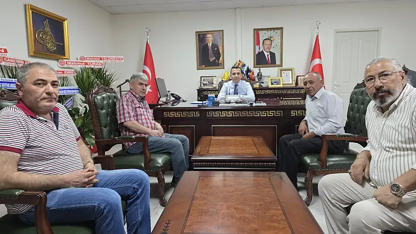 Başkan Coşkun'dan Kaymakam Algın'a hayırlı olsun ziyareti