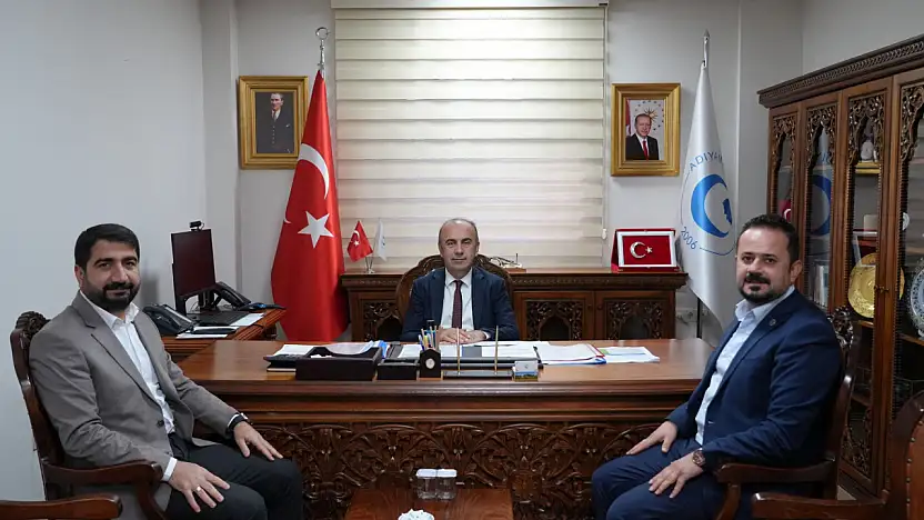 Başkan Demir ve Başkan Çelik'ten Rektör Keleş'e ziyaret