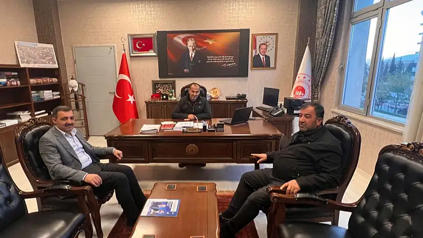 Başkan Ertürk'ten Ergezen'e ziyaret