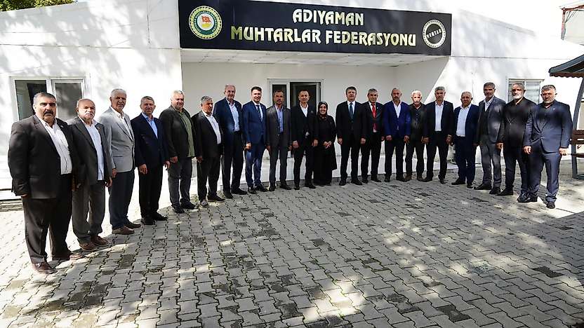 Başkan Tutdere 'den Adıyaman Muhtarlar Federasyonuna ziyaret