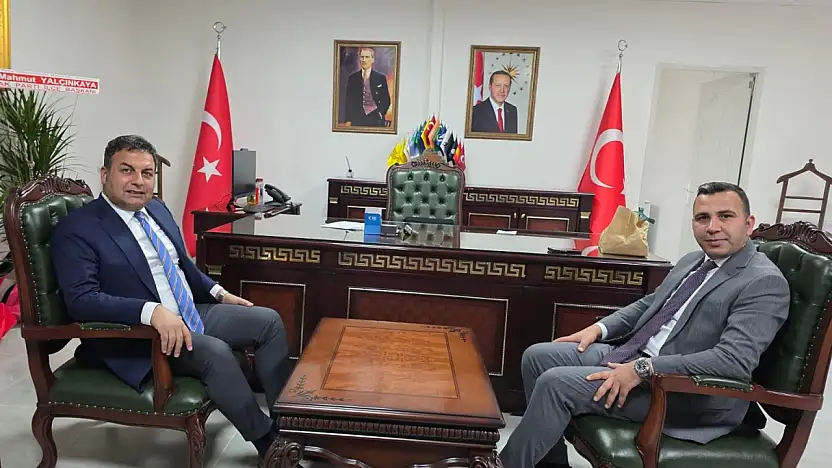 Başkan Yıldırım'dan Kaymakam Algın'a hayırlı olsun ziyareti