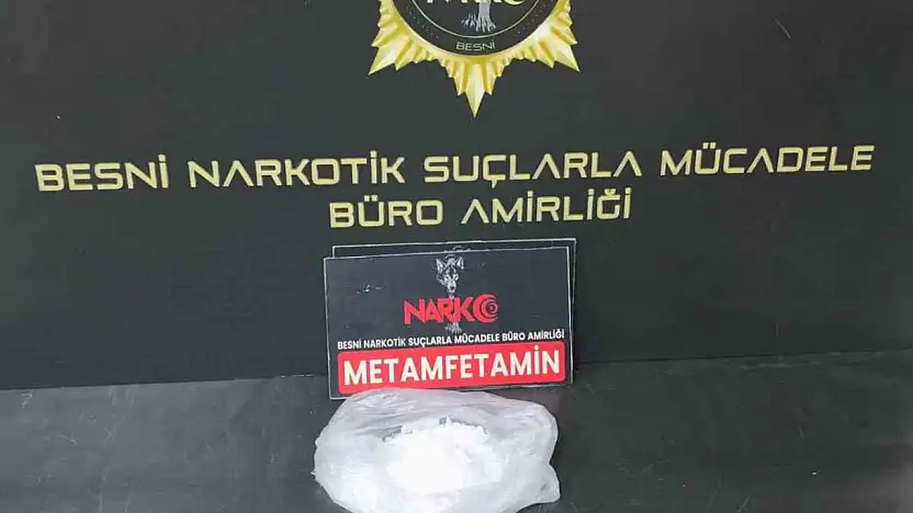 Besni'de uyuşturucu operasyonuna 2 tutuklama