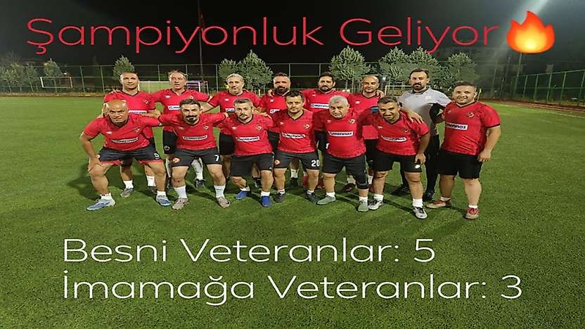 Besni veteranlar takımı yarı finalde