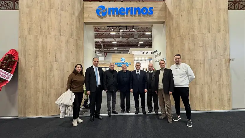 BEV Heyetinden Halıcılık Fuarında Merinos Standına ziyaret