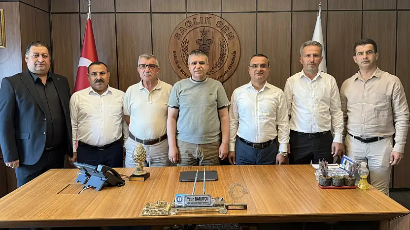 Büro Memur-Sen Adıyaman şubesi heyetinden Barutçu'ya ziyaret