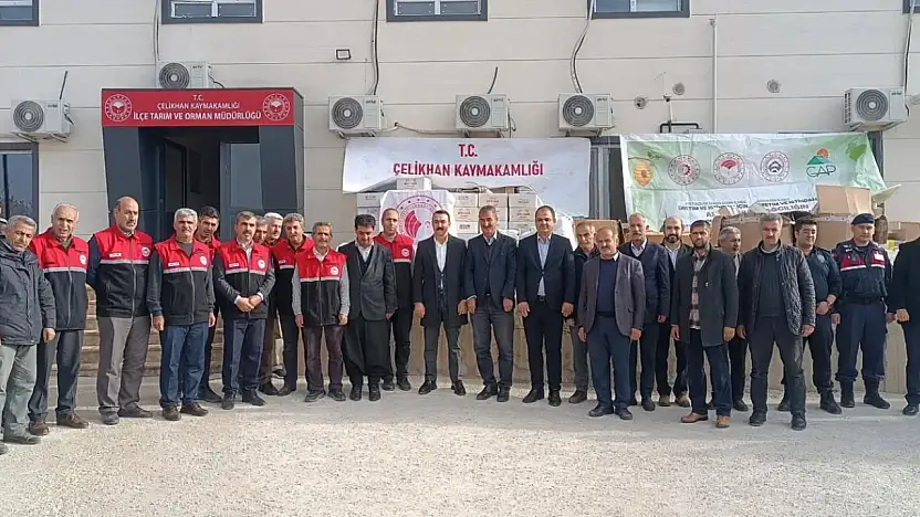 Çelikhan'da 147 Arıcıya malzeme dağıtımı gerçekleştirildi
