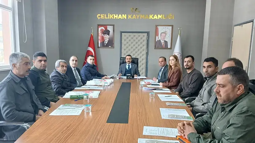 Çelikhan'da Av Koruma komisyonu toplantısı gerçekleştirildi
