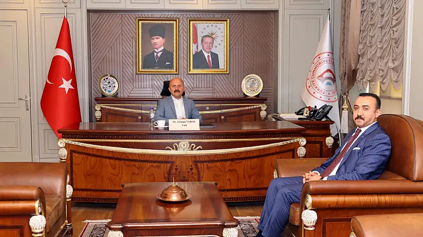 Çelikhan Kaymakamı Pelvan'dan Vali Varol'a ziyaret