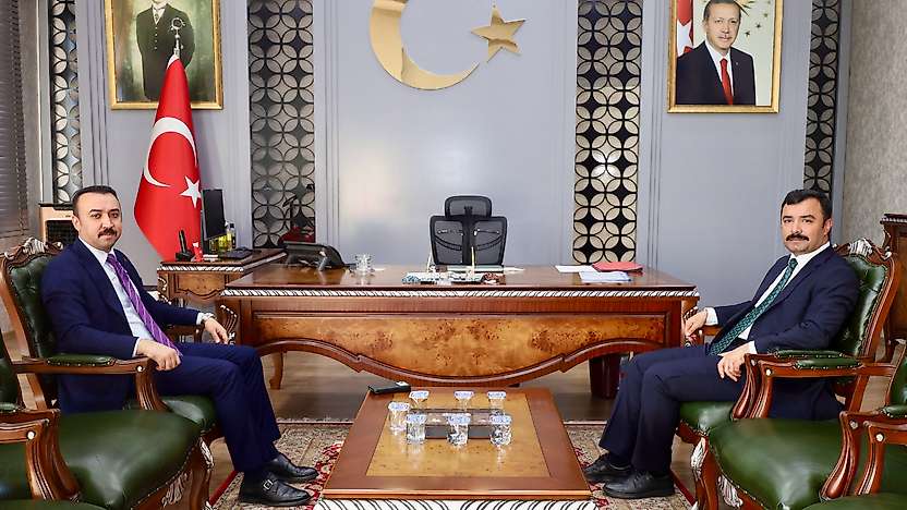 Çelikhan Kaymakamından İade-i Ziyaret