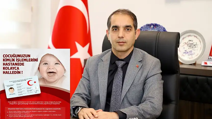 Çocuğunuzun kimlik işlemlerini hastanede kolayca halledin