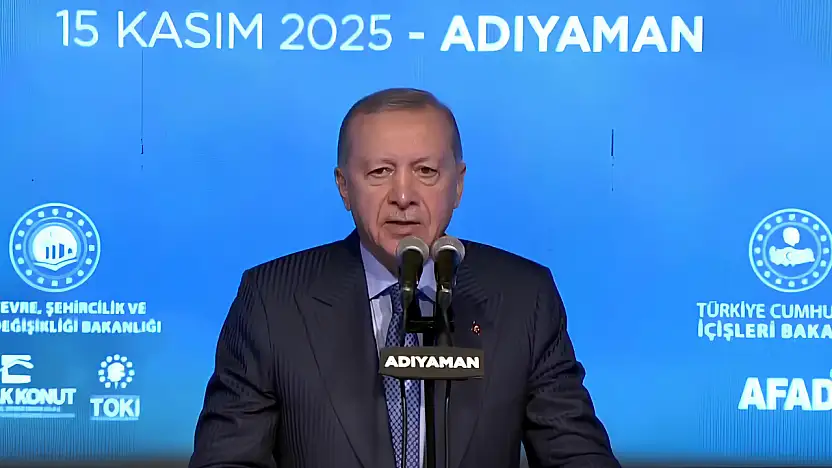 Cumhurbaşkanı Erdoğan'dan Adıyaman'a hızlı tren müjdesi
