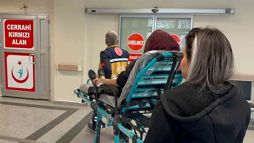 Devrilen elektrikli bisikletin sürücüsü yaralandı